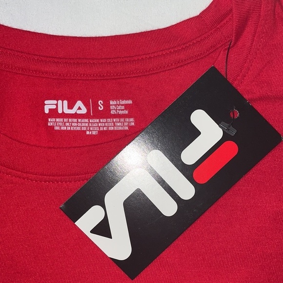 New Fila Women's Graphic Logo Tee T-Shirt Top Size Small - Picture 5 of 11